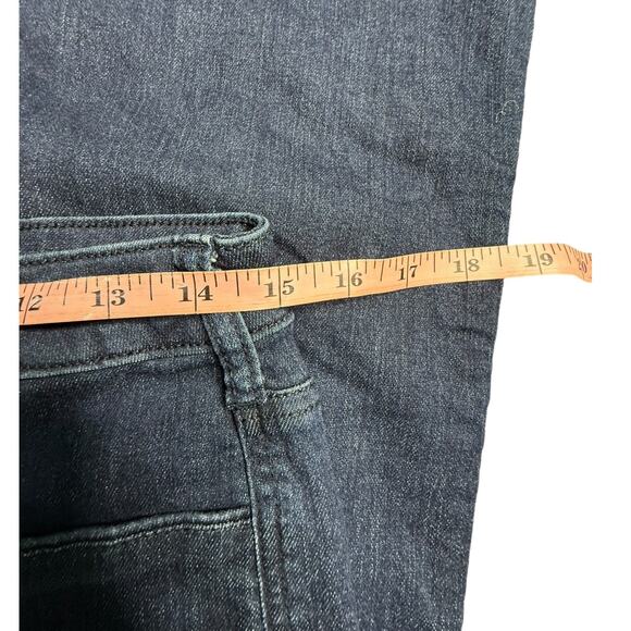 Altar'd State Dark Wash Front Seam Flare Bell Bottom Jeans Size 27 - Picture 6 of 8